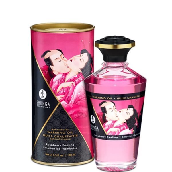 Afrodiziakas šildantis aliejus aviečių jausmas 100 ml