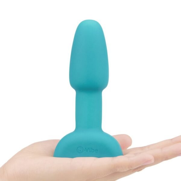 B-Vibe - Rimming Petite Remote Control Plug Teal - Image 5