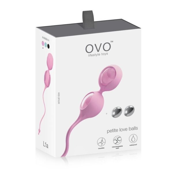 Ovo - L1 Meilės kamuoliukai rožiniai - Image 4