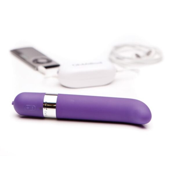 Vibratorius valdomas su muzika OhMiBod violetinės spalvos