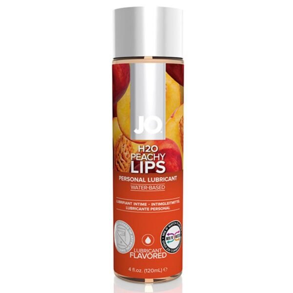 Vandens pagrindo lubrikantas System JO  120 ml persikų skonio