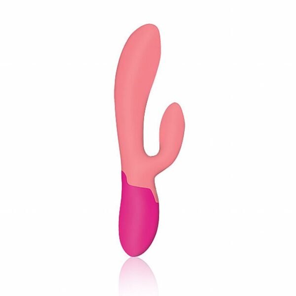 Triušio dizaino vibratorius Coral & French Rose