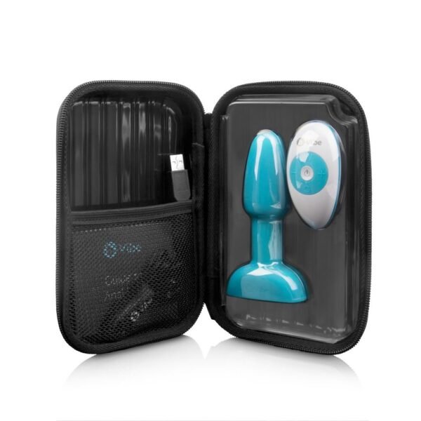 B-Vibe - Rimming Petite Remote Control Plug Teal - Image 9
