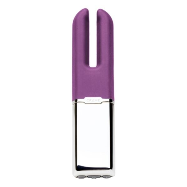 Vibratorius Crave tamsiai violetinės spalvos