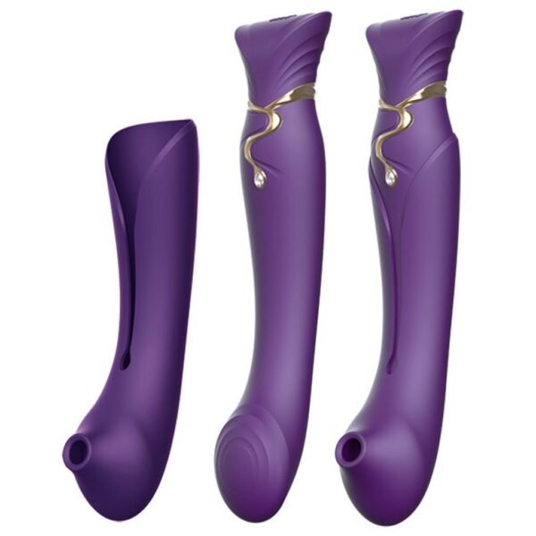 Karalienės rinkinys PulseWave G Taško vibratorius Twilight Purple