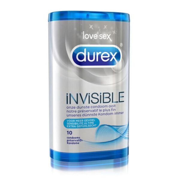 Durex - Invisible prezervatyvai 10 vnt