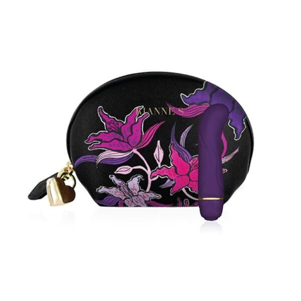 Klasikinis mini vibratorius Floral Deep Purple