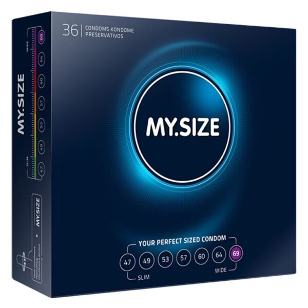 Prezervatyvai pagal dydį My Size - 69 dydis - 36 vnt