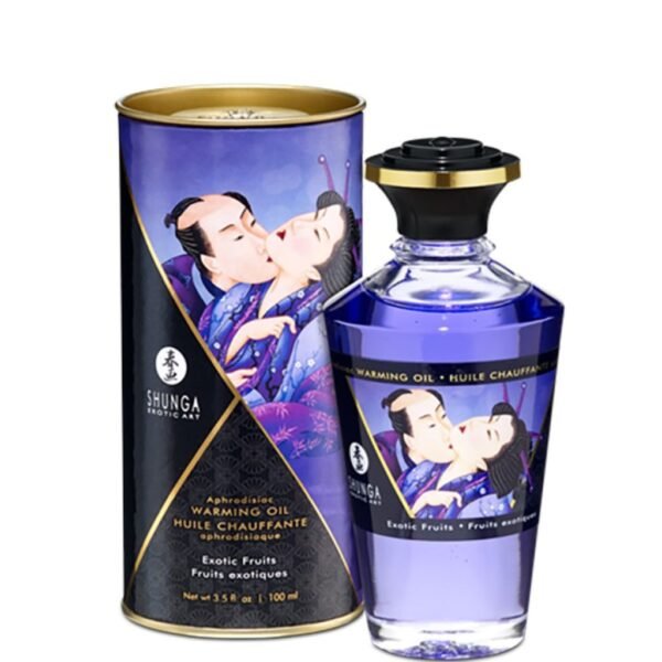 Afrodiziakas šildantis aliejus Egzotiniai vaisiai 100 ml