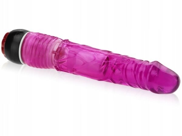 Klasikinis vibratorius dildo rožinis - Image 4