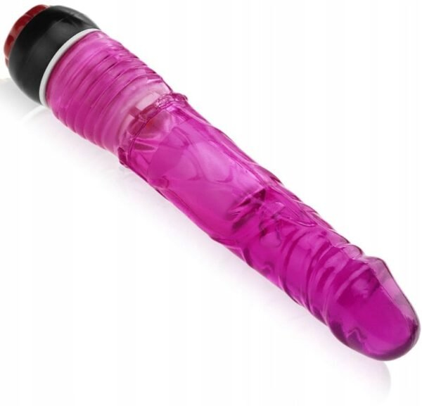 Klasikinis vibratorius dildo rožinis - Image 3