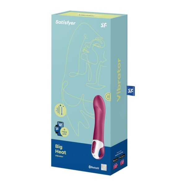 Satisfyer Big Heat Vibratorius su programėle - Image 4