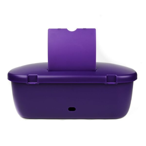Dėžė higienos reikmėms laikyti violetinės spalvos - Image 5