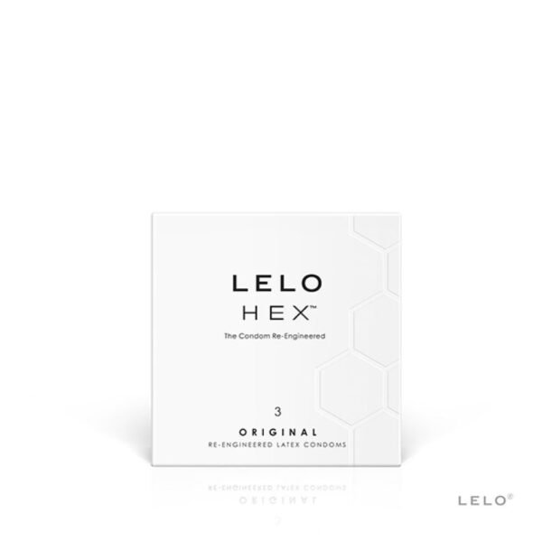 Lelo - HEX Original Prezervatyvai 3 pakuotės