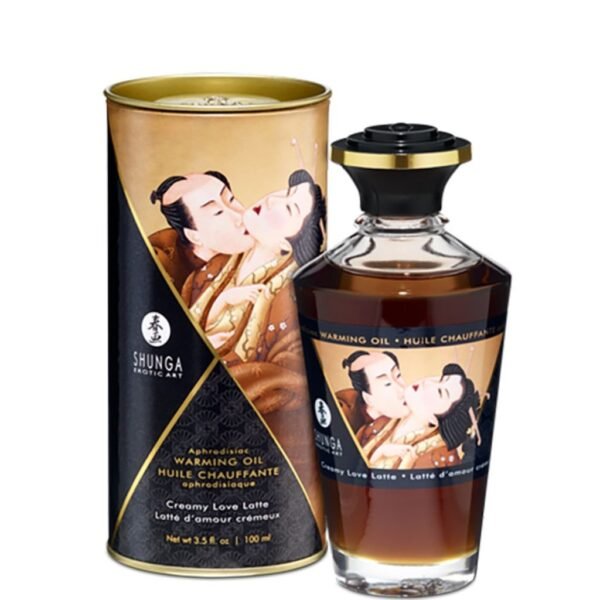 Afrodiziakas šildantis aliejus kreminė latte 100 ml
