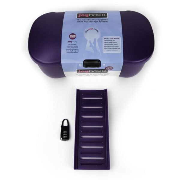 Dėžė higienos reikmėms laikyti violetinės spalvos - Image 2