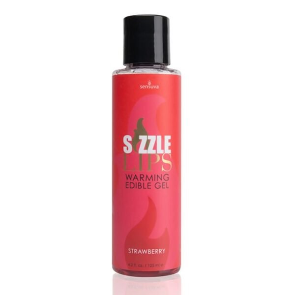 Valgomasis stimuliuojantis šildantis gelis braškių skonio 125 ml