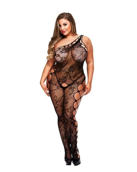 Baci - Off the Shoulder Bodystocking Queen Size