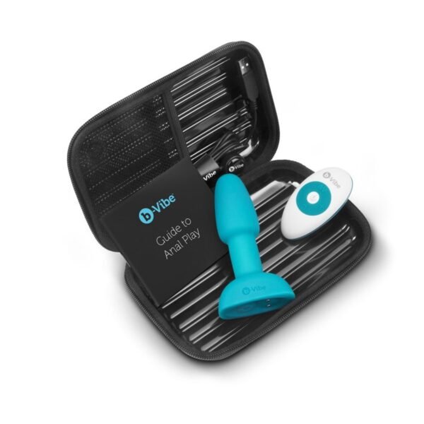 B-Vibe - Rimming Petite Remote Control Plug Teal - Image 10
