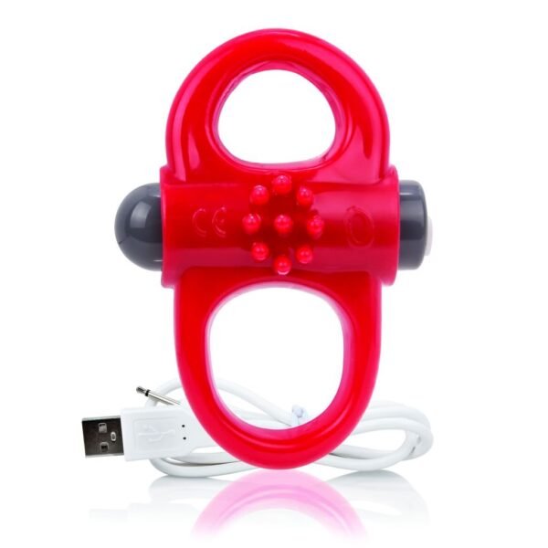 The Screaming O - Charged Yoga Vibe Ring Red - Image 2