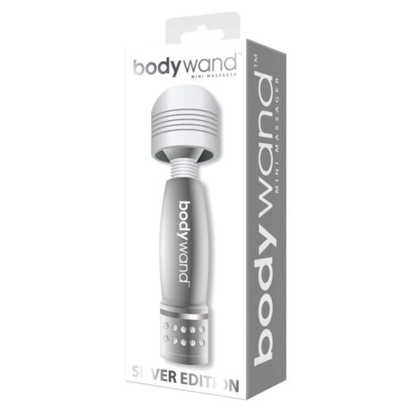 Mažas masažuoklis Bodywand sidabrinės spalvos - Image 2