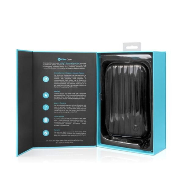 B-Vibe - Rimming Petite Remote Control Plug Teal - Image 3