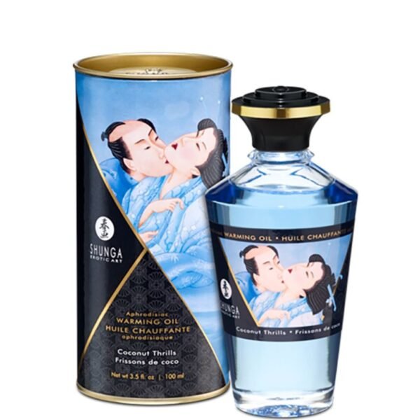 Šildantis afrodiziakas kokosų aliejus 100 ml
