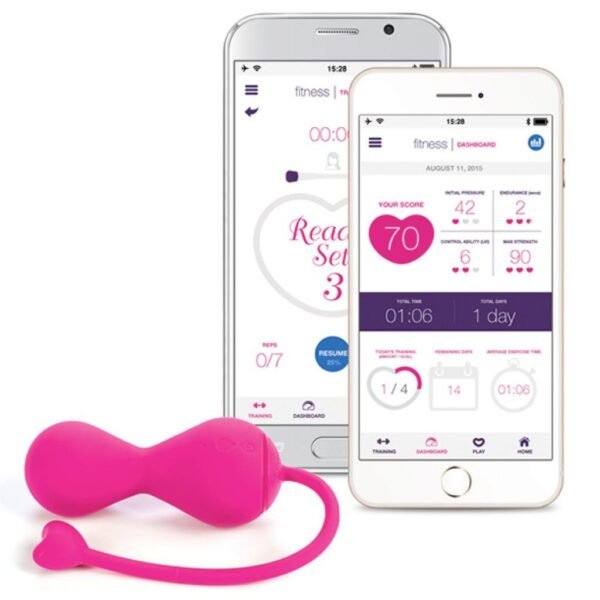Lovelife by OhMiBod - „Krush App“ prijungta prie „Bluetooth Kegel“.