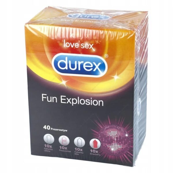 Durex Fun Explosion Prezervatyvai 40 vnt - Image 4