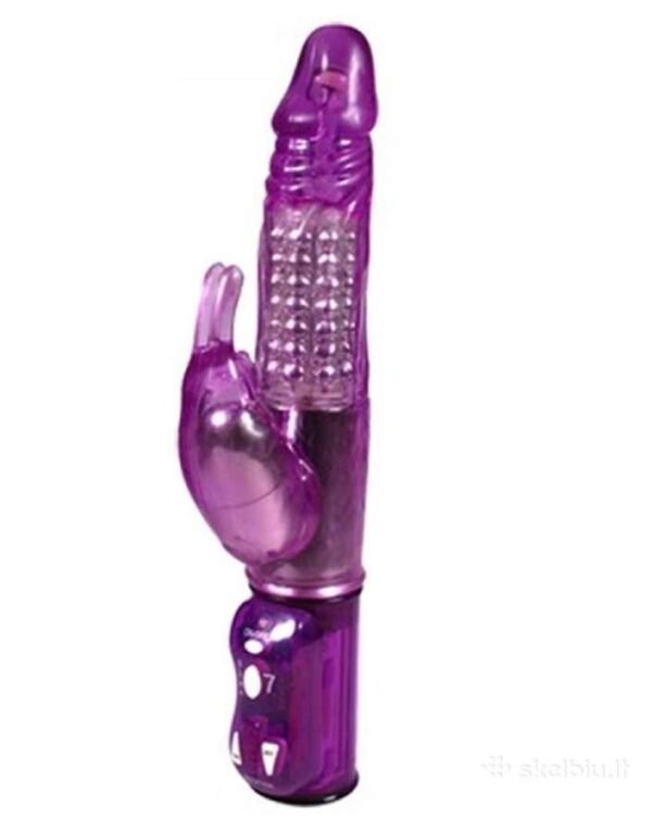 Dvigubas Vibratorius suktukas Violetinis