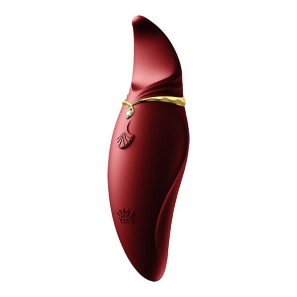 Klitorio pulso bangos vibratorius Hero Wine Red