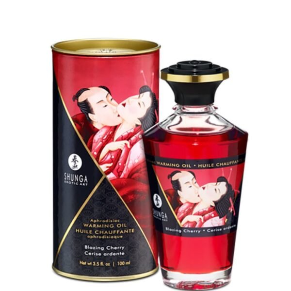 Afrodiziakas, šildantis aliejus, vyšniu skonio100 ml