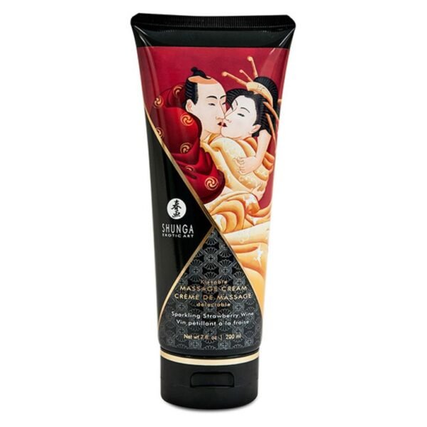Braškinis masažo kremas 200 ml
