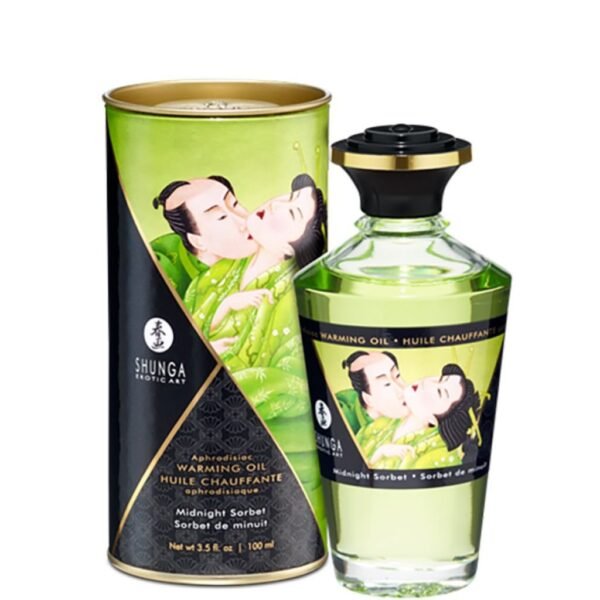 Afrodiziakas šildantis aliejus vidurnakčio šerbetas 100 ml