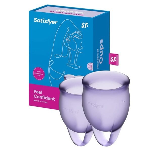 Menstruacinės taurelės Satisfyer 2vnt Violetinės