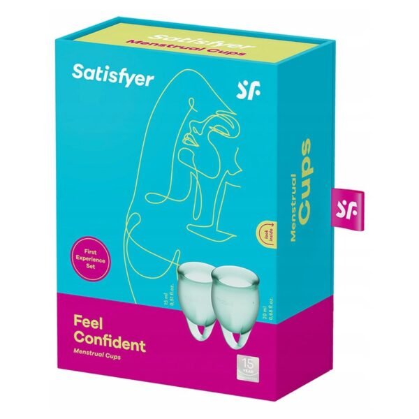 Menstruacinės taurelės Satisfyer 2vnt Žalios