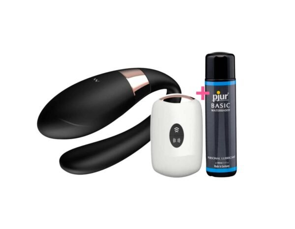 Porų vibratorius V-Vibe ir Pjur lubrikantas 100ml
