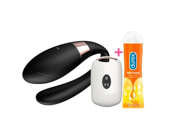Porų vibratorius ir šildantis lubrikantas 50ml
