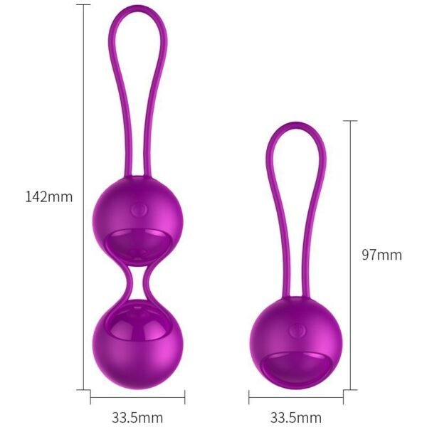Vibruojantys kėgelio kamuoliukai 10 funkcijų - Image 4